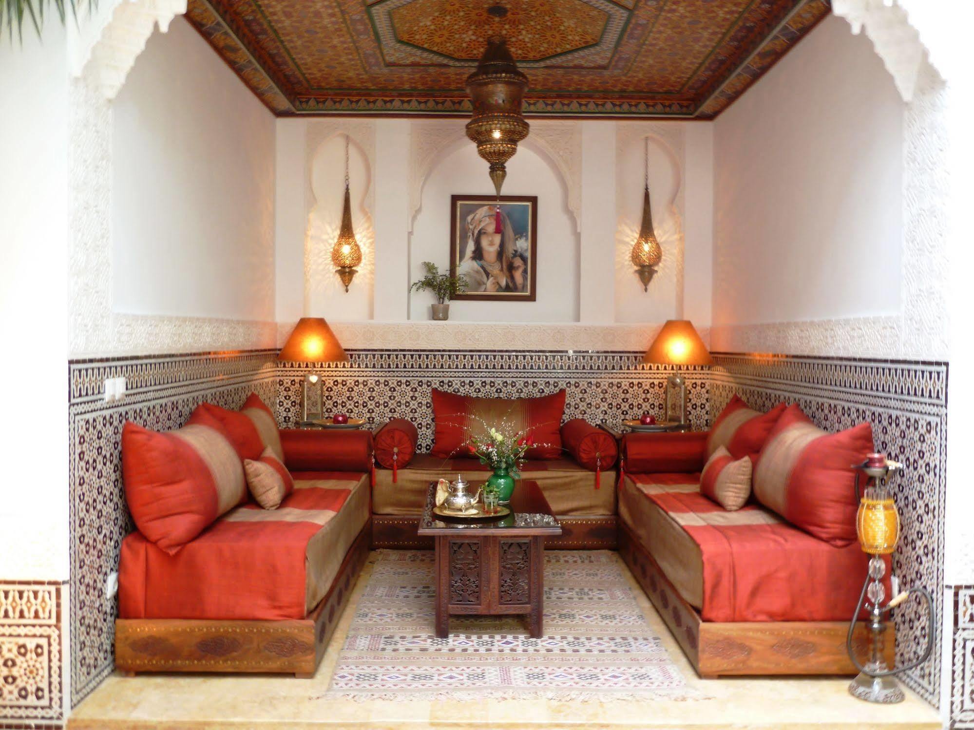 Riad Viva Marakeş Dış mekan fotoğraf A Moroccan salon